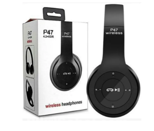 p47 stereo earphone with sd card